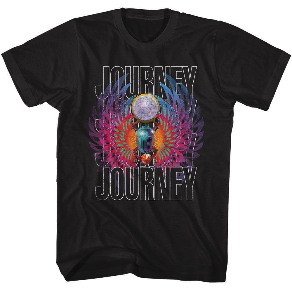 Journey Gradiant Scarab Black T Shirt
